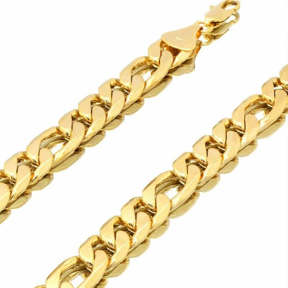 14k Gold 12mm 24" Figaro Link Chain - Picture 1 of 2